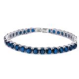 Brilliant 14.50 ct Sapphire Tennis Bracelet