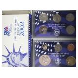 2002 U.S. Mint 10 Pc. Proof Set w/ Quarters