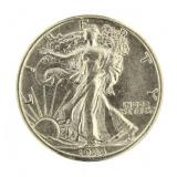 1943-D Walking Liberty Half Dollar