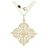 XX-Large 18kt GP Medallion Style Pendant