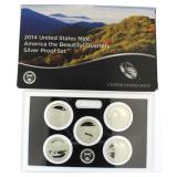 2014 US Mint America the Beautiful Proof Quarters