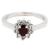 Genuine Ruby Dinner Ring