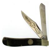 Case XX 1985 NKCA Green Bone Dog Leg Trapper