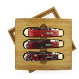 3 pc Case XX Red Trapper Set