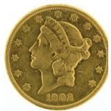 1902-S Liberty Head $20 Gold Piece