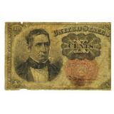 1874 - 10 Cent Fractional Currency Note