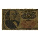 1874 - 25 Cent Fractional Currency Note