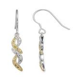 Genuine Yellow Diamond Accent Earrings