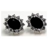 Genuine 4.00 ct Princess Diana Sapphire Earrings