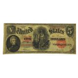 Series of 1907 Andrew Jackson $5 Woodchopper Note