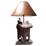 Saddle Lamp! Neat!