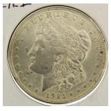 1921 Choice BU Morgan Silver Dollar