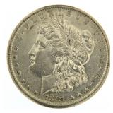 1881-S AU Morgan Silver Dollar