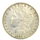 1890-S AU Morgan Silver Dollar