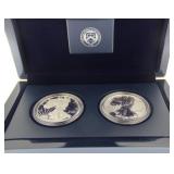 2012-S US Mint American Eagle 2 pc Coin Set