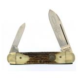 Queen Cutlery 1981 KNCA Super Stag Cigar Knife