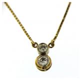 14kt/18kt Gold Brilliant 3/4 ct Diamond Necklace