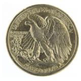 1944-S AU Walking Liberty Silver Half Dollar