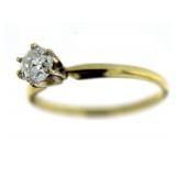 14kt Gold Brilliant 1/2 ct Diamond Solitaire Ring