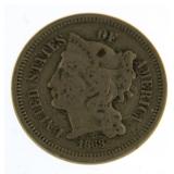 1868 - 3 Cent Nickel