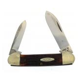 Case XX Jigged Bone Appaloosa Canoe 1981 Knife