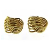 14kt Gold Designer Earrings