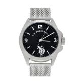 U.S. POLO ASSN. MENS SILVER TONE STRAP WATCH