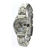 Ladies Oyster Date MOP Diamond Rolex Watch