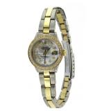 Ladies Oyster Datejust MOP Diamond Rolex Watch