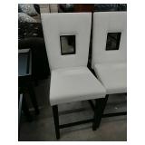Modern White & Black Stools