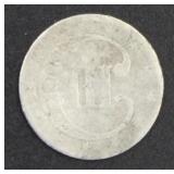 1852 Silver 3 Cent Piece