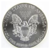 (9) 2014 BU American Eagle Silver Dollars