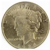 1924 Silver Peace Dollar
