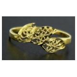 14kt Gold Filligree Designer Ring