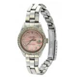 Ladies Oyster Datejust Pink Diamond Dial Rolex