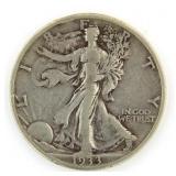 1933-S Walking Liberty Silver Half Dollar