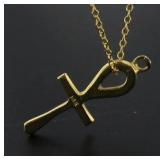 14kt Gold Egyptian Cross Ankh Pendant
