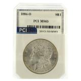 1884-O Morgan Silver Dollar MS65