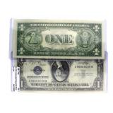 (2) 1935 Uncirculated Sequential Silver Certs
