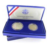 1986 US Mint Liberty Silver & Half Dollar Set