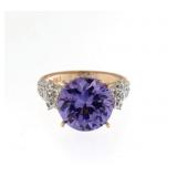 Brilliant 5.50 ct Kunzite Designer Ring