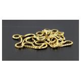14kt Gold 18" Box Necklace
