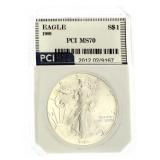 1989 MS70 American Eagle Silver Dollar