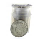(20) Estate Roll Silver Peace Dollars