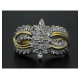 14kt Gold Marquise Cut 1.00 ct Diamond Ring