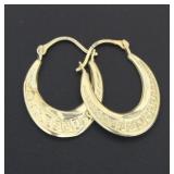 14kt Gold Hoop Earrings