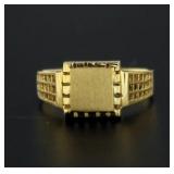 14kt Gold Engraveable Ring