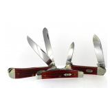 Case XX Pocket Worn Red Congress Trapper & Canoe