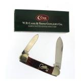 Case XX Cranberry Bone Canoe