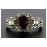 14kt Gold 2.28 ct Ruby & Diamond Ring